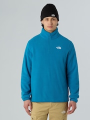 The North Face Blue Glacier 1/4 Zip Fleece - Image 1 of 3
