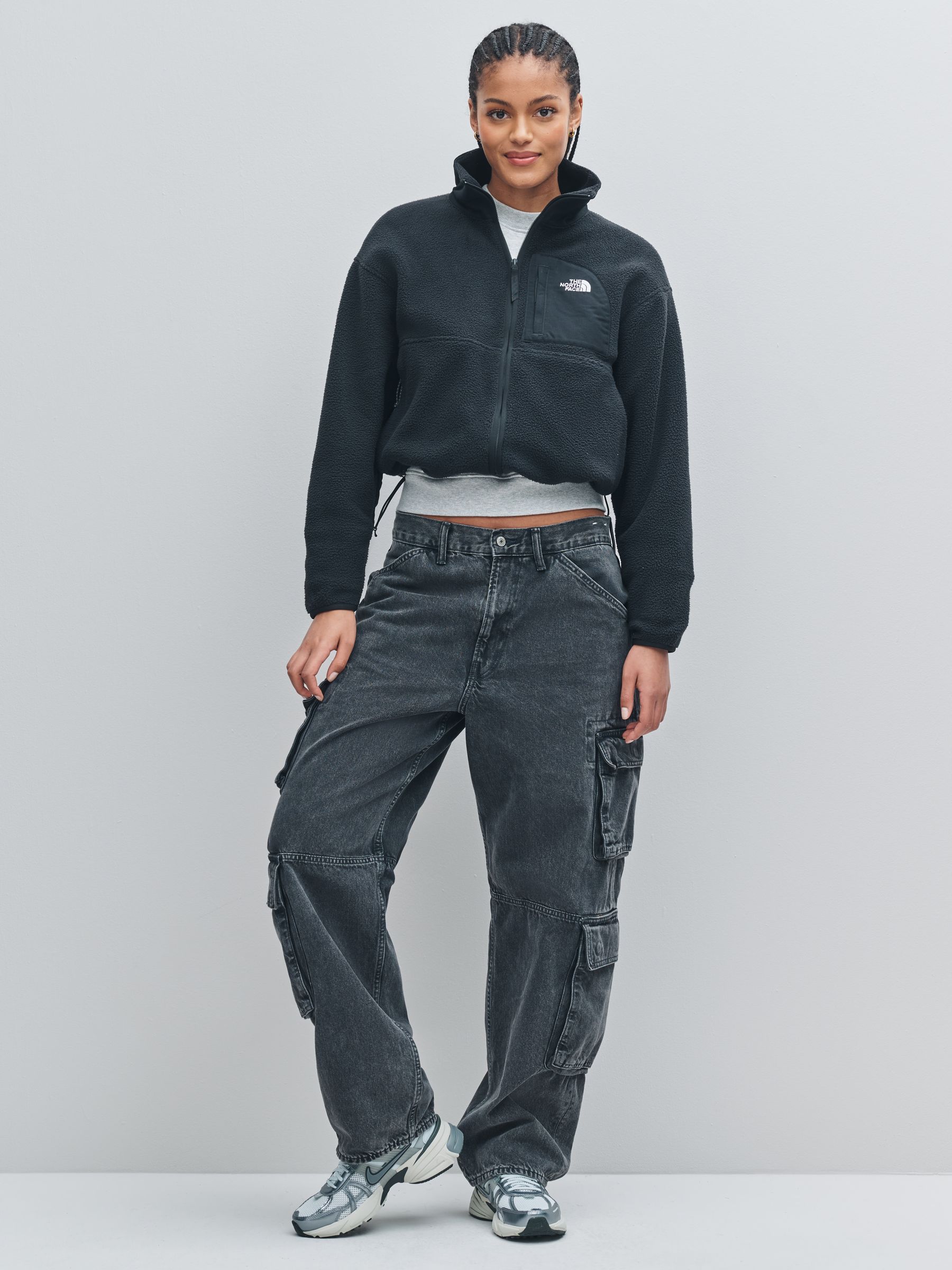 Buy The North Face Black Yumiori Off Peak Full Zip Fleece from