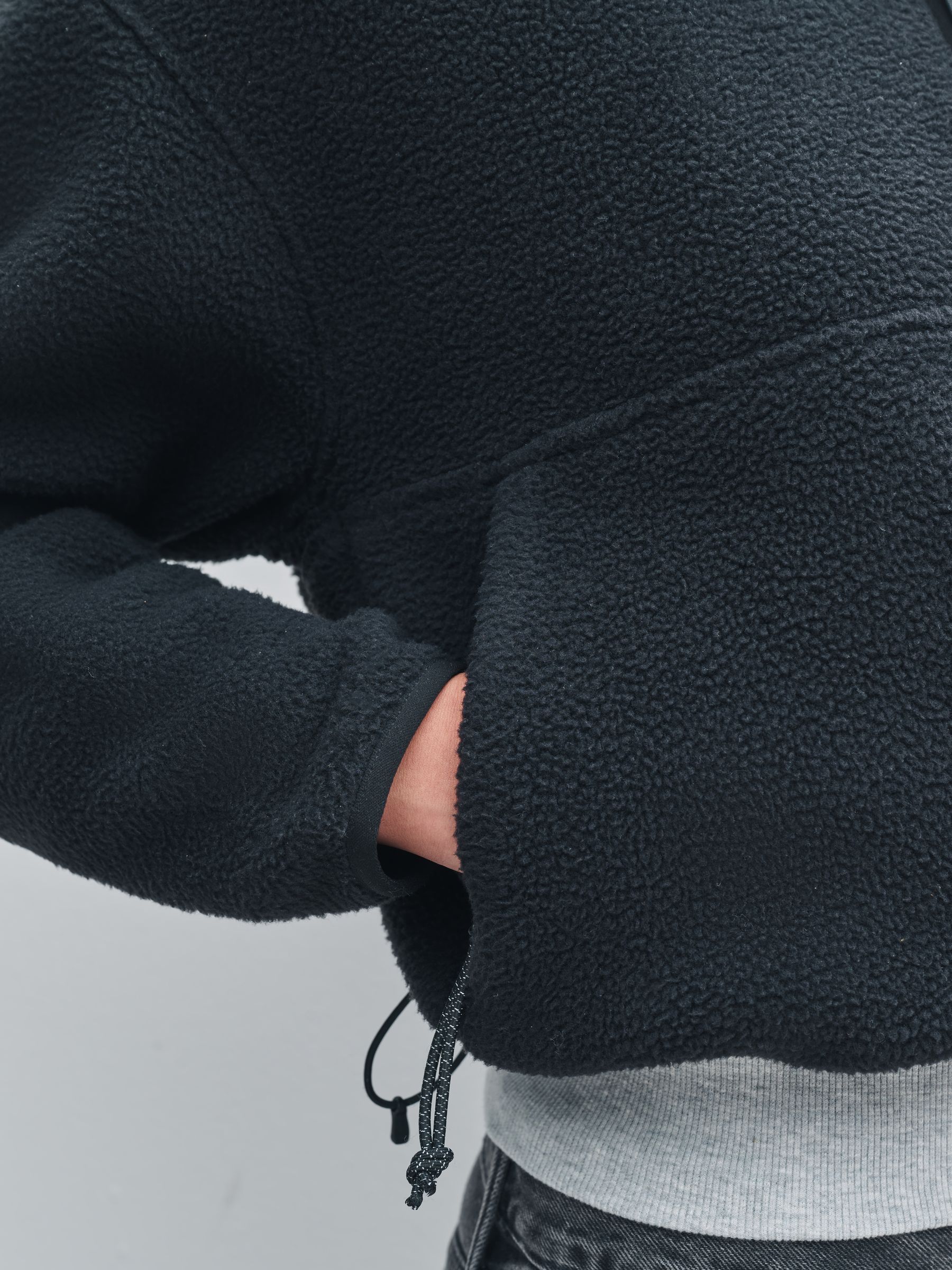 Buy The North Face Black Yumiori Off Peak Full Zip Fleece from