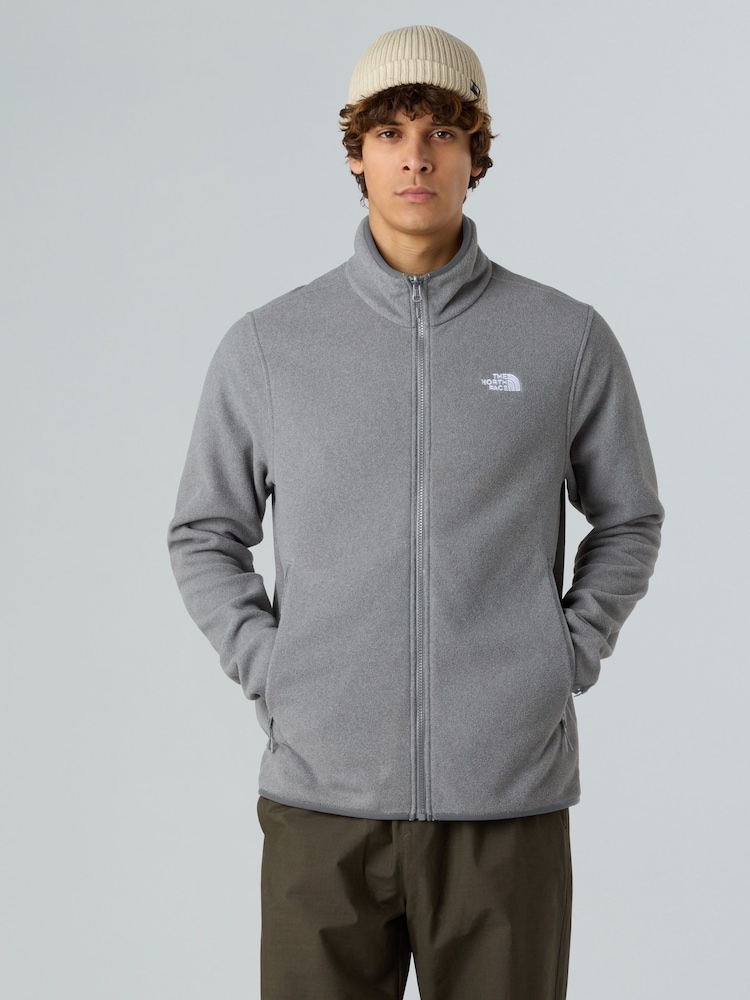 The North Face Grey Glacier 1/4 Zip Fleece - Image 1 of 6 The North Face Grey Glacier 1/4 Zip Fleece - Image 1 of 6