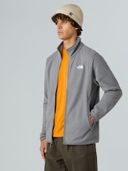 The North Face Grey Glacier 1/4 Zip Fleece - Image 3 of 6