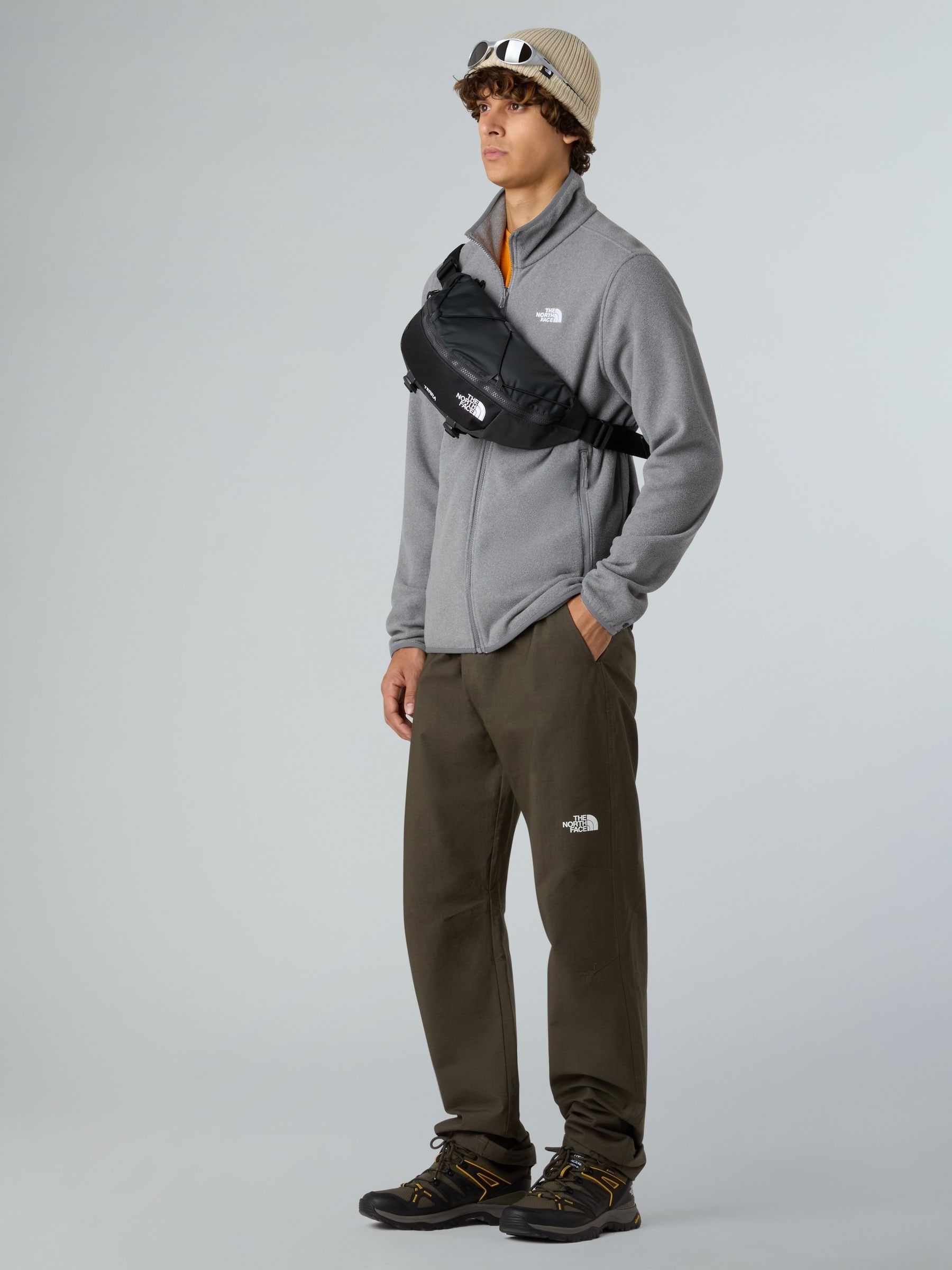 Buy The North Face Grey Glacier Full Zip Fleece from Next USA