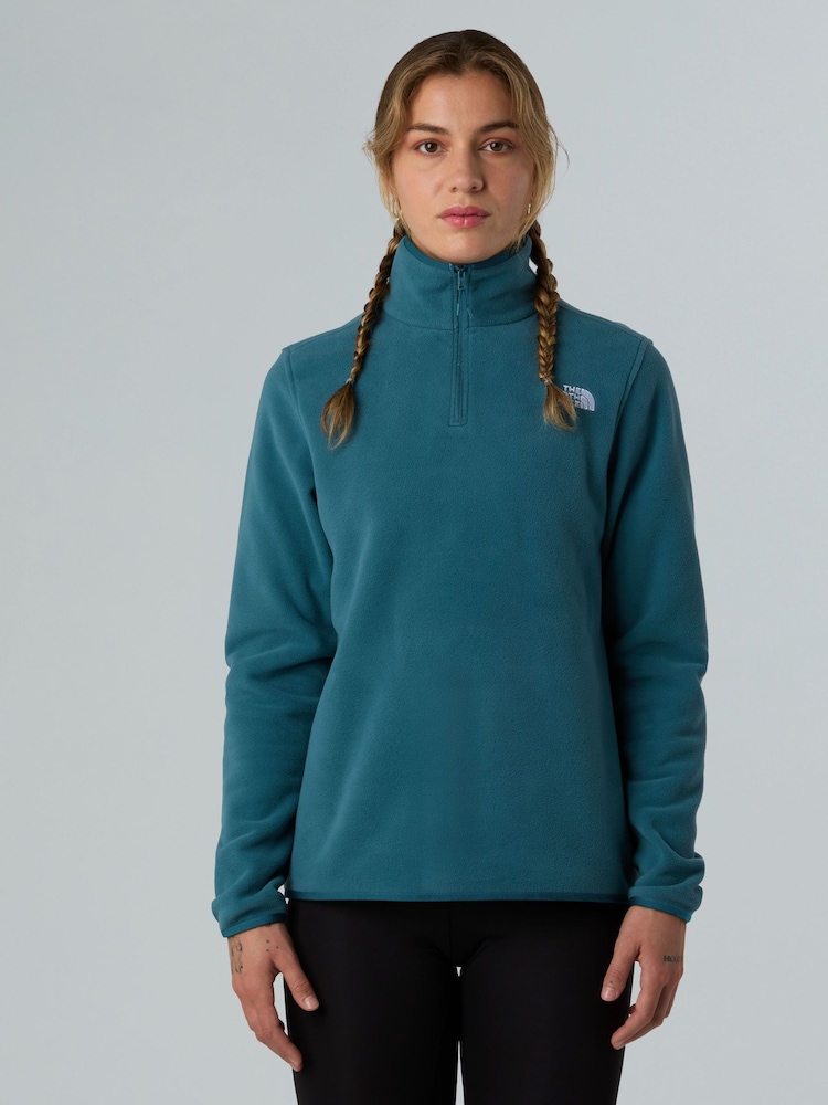The North Face Blue Glacier 1/4 Zip Fleece - Image 1 of 5
