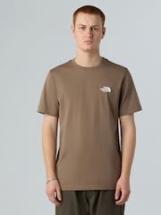 The North Face Brown Simple Dome T-Shirt - Image 1 of 4
