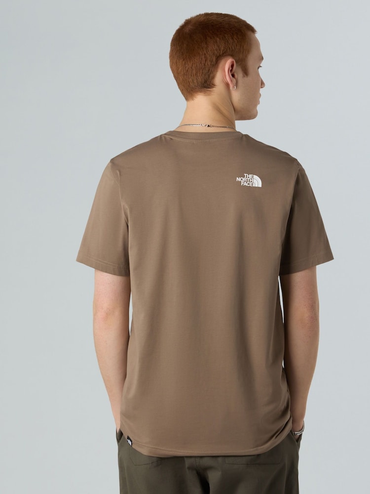 The North Face Brown Simple Dome T-Shirt - Image 2 of 4