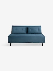 MADE.COM Steel Blue Corduroy Large Haru 2 Seater Sofa Bed - Image 5 of 7