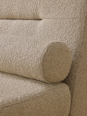 MADE.COM Natural Linen Soft Touch Boucle Large Maxton 2 Seater Sofa Bed - Image 4 of 5