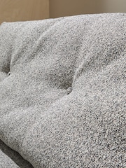 MADE.COM Grey Marl Soft Touch Boucle Large Kimpton 2 Seater Sofa Bed - Image 3 of 7