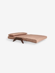 MADE.COM Rust Red Checked Velvet Large Kimpton 2 Seater Sofa Bed - Image 5 of 7