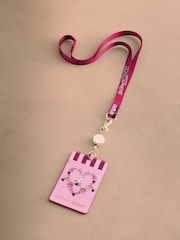 Cath Kidston Pink/Red Moomins Retractable Lanyard - Image 1 of 3
