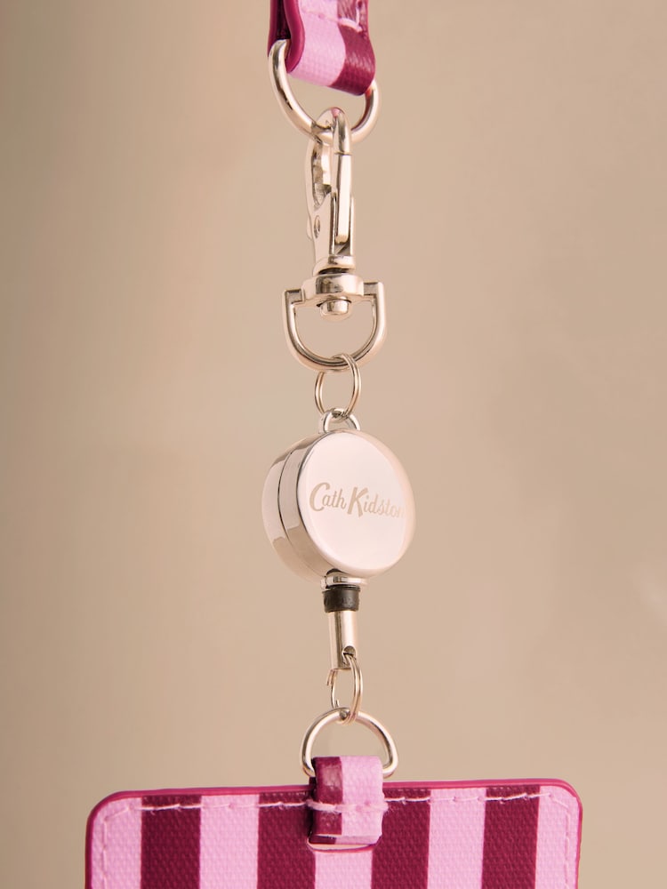Cath Kidston Pink/Red Moomins Retractable Lanyard - Image 2 of 3