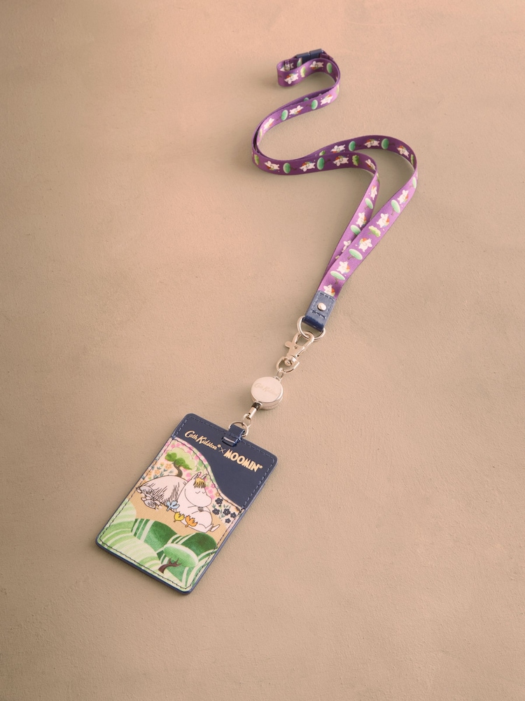 Cath Kidston Dark Green Valley Moomins Retractable Lanyard - Image 1 of 3