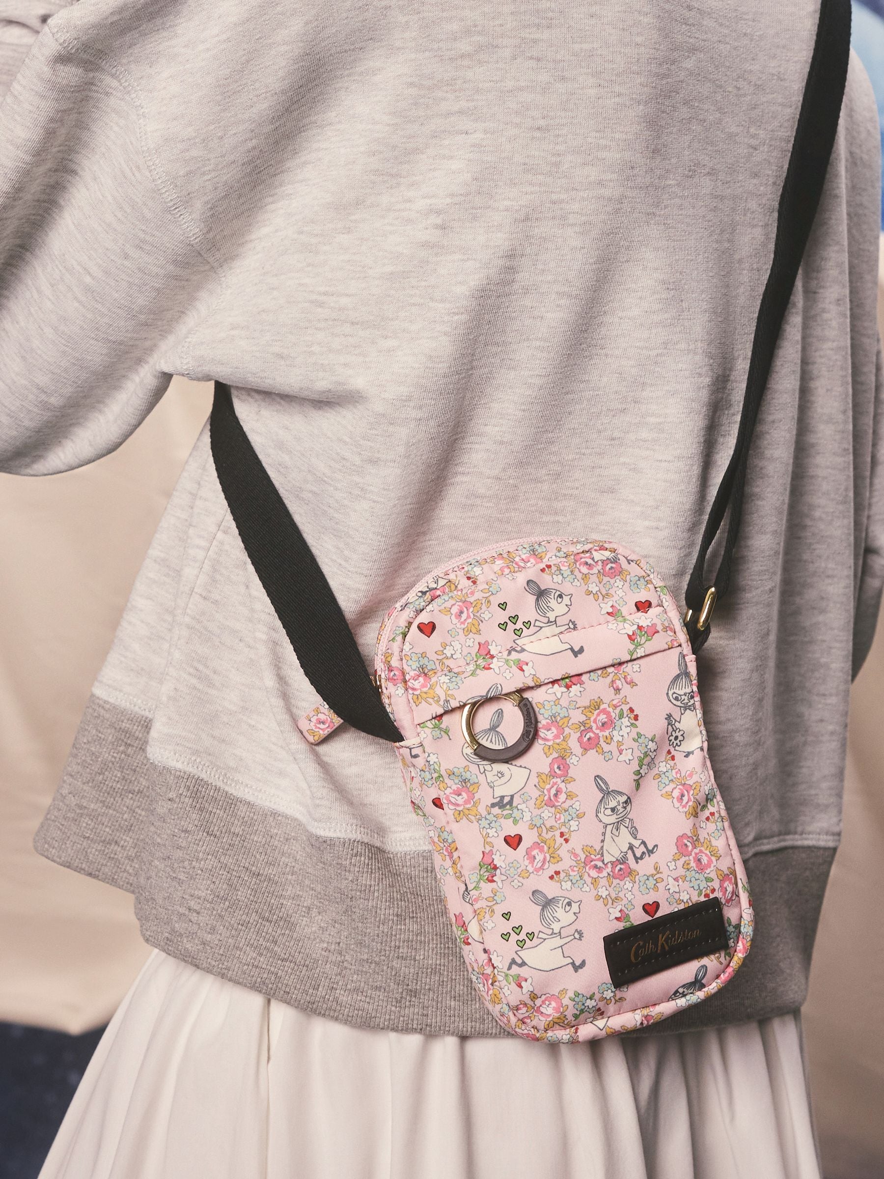 Buy Cath Kidston Pink Little My Moomins Cross-Body Phone Bag from