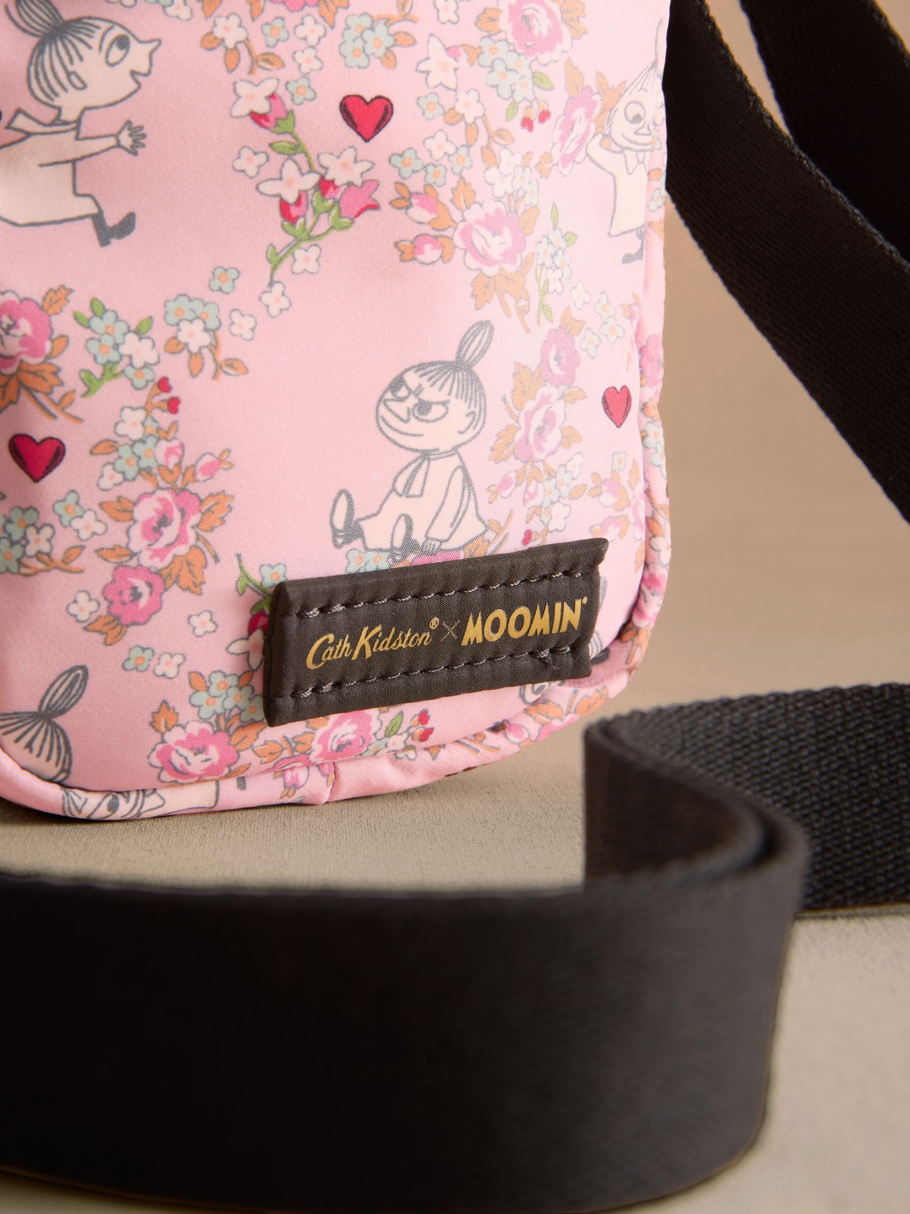 Buy Cath Kidston Pink Little My Moomins Cross-Body Phone Bag from