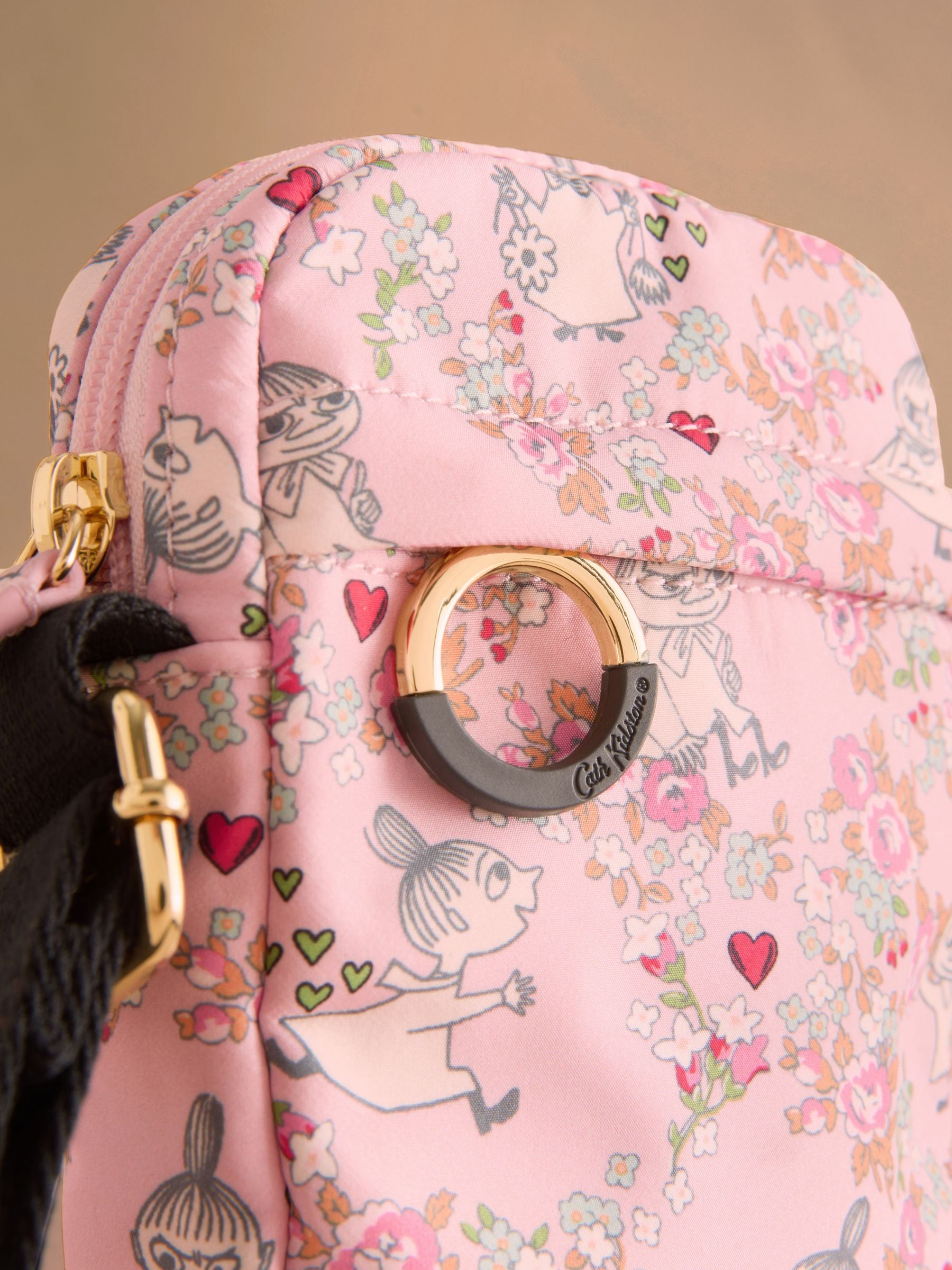 Buy Cath Kidston Pink Little My Moomins Cross-Body Phone Bag from