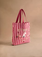Cath Kidston Red/Pink Moomins Perfect Shopper - Image 1 of 3