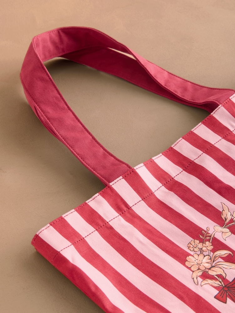 Cath Kidston Red/Pink Moomins Perfect Shopper - Image 3 of 3