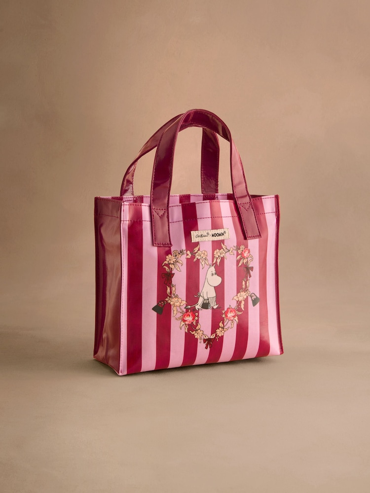 Cath Kidston Red/Pink Small Moomins Book Bag - Image 1 of 3