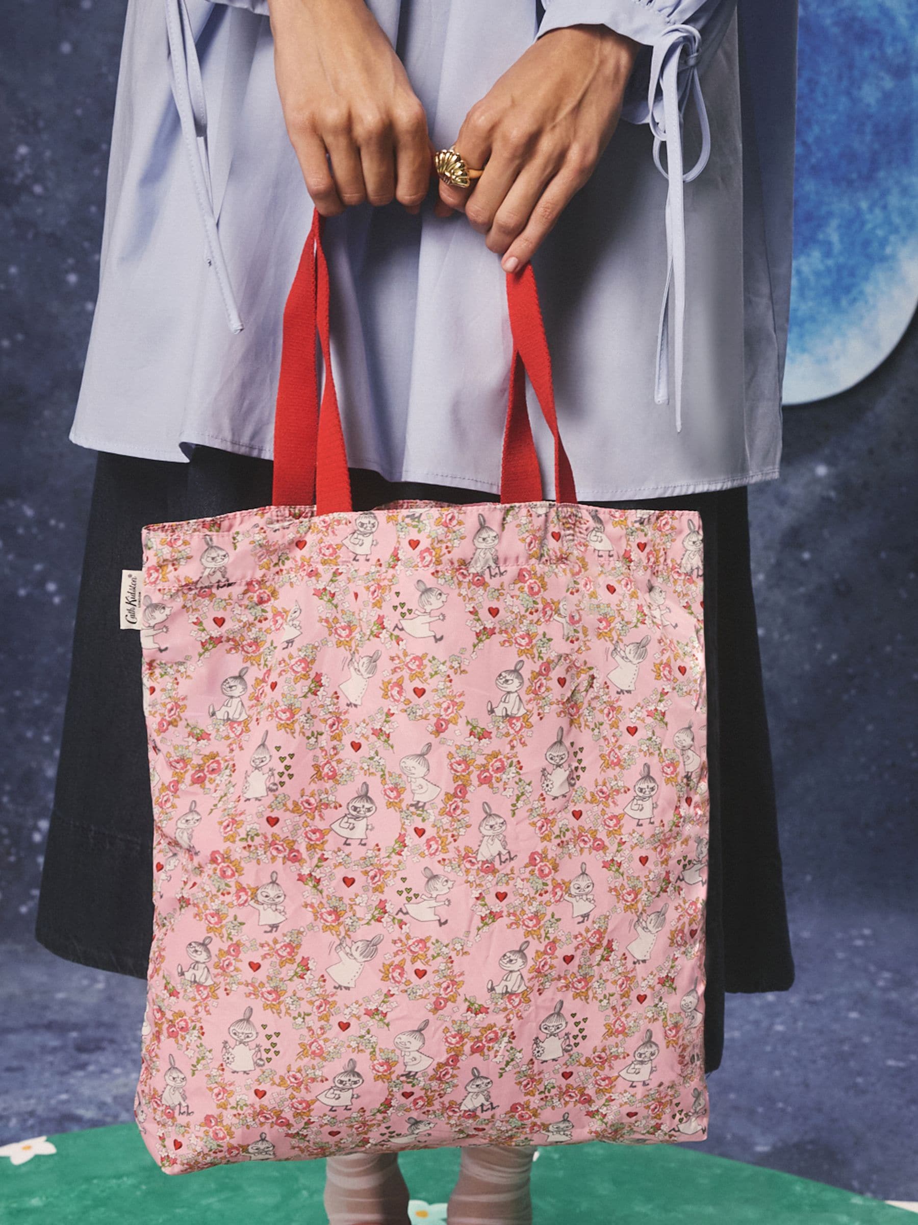 Buy Cath Kidston Pink Little My Moomins Foldaway Tote from Next USA