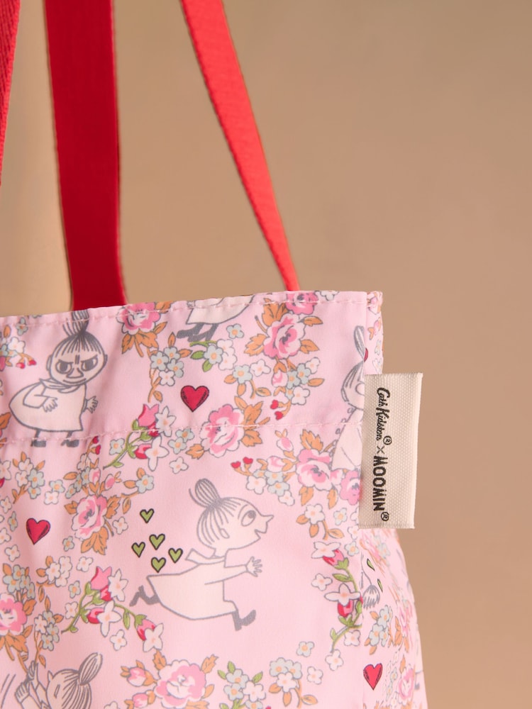 Cath Kidston Pink Little My Moomins Foldaway Tote - Image 2 of 4