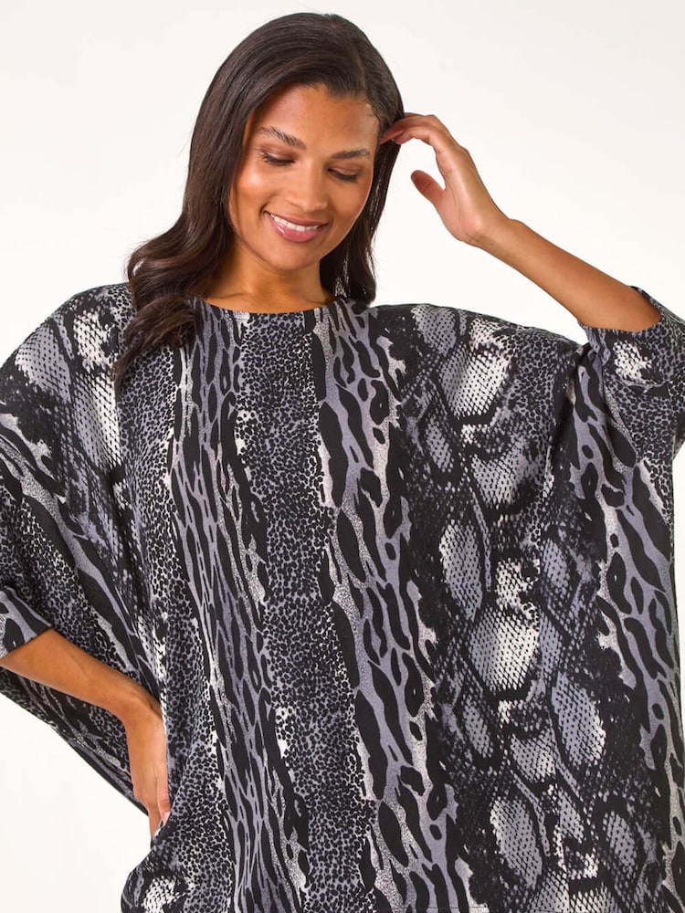 Roman Tunika mit Animalprint - Bild 2 von 5