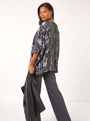 Roman Tunika mit Animalprint - Bild 3 von 5