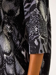 Roman Tunika mit Animalprint - Bild 5 von 5