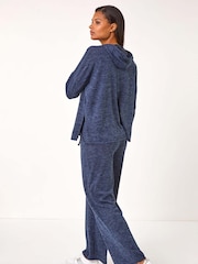 Roman Blue Soft Drawstring Hoodie - Image 3 of 5