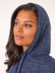 Roman Blue Soft Drawstring Hoodie - Image 5 of 5
