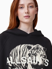 AllSaints Black Kit Talon 100% Cotton Hoodie - Image 2 of 5