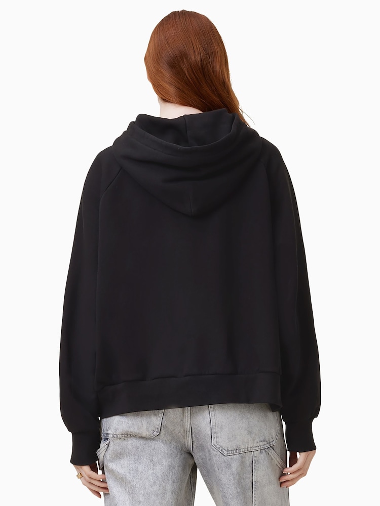 AllSaints Black Kit Talon 100% Cotton Hoodie - Image 5 of 5