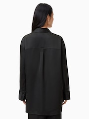 AllSaints Black Myrtle Shirt - Image 2 of 6