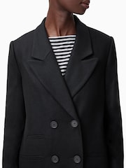 AllSaints Black Ellen Coat - Image 2 of 7