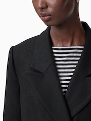 AllSaints Black Ellen Coat - Image 4 of 7