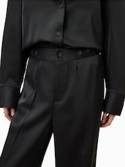 AllSaints Black Myrtle Trousers - Image 3 of 6