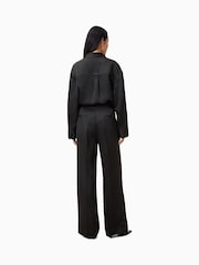 AllSaints Black Myrtle Trousers - Image 5 of 6
