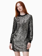 AllSaints Black Solstice Dress - Image 3 of 7