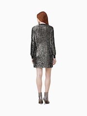 AllSaints Black Solstice Dress - Image 6 of 7