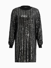 AllSaints Black Solstice Dress - Image 7 of 7