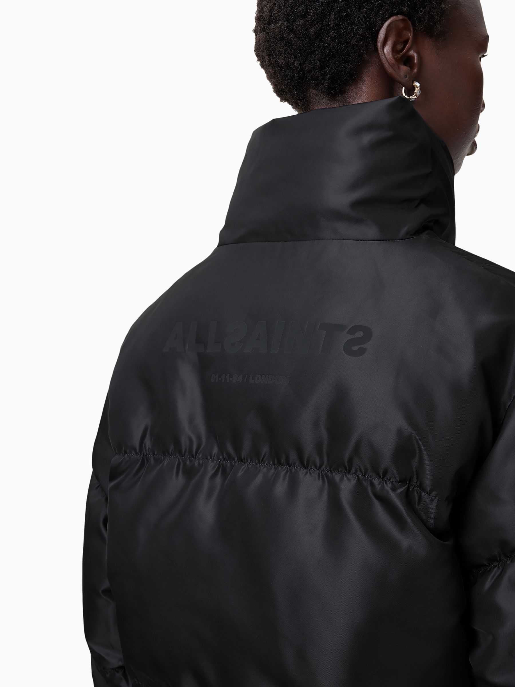 Buy AllSaints Black Nickol Puffer Jacket from Next USA