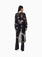 AllSaints Black Avala Top - Image 5 of 6