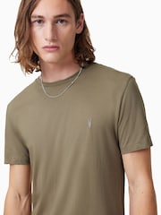 تيشِرت قطن عضوي 100% بحافة رقبة مستديرة وكُم قصير Tonic من AllSaints - صورة 2 من 6