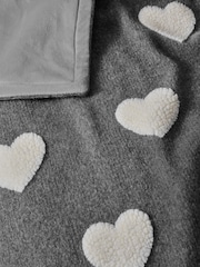 Grey Borg Heart Throw - Image 5 of 5