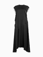 AllSaints Black Lyra Lace Dress - Image 6 of 6