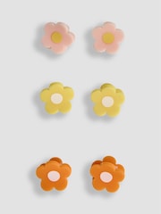 JoJo Maman Bébé Orange 6-Pack Claw Clips - Image 2 of 3