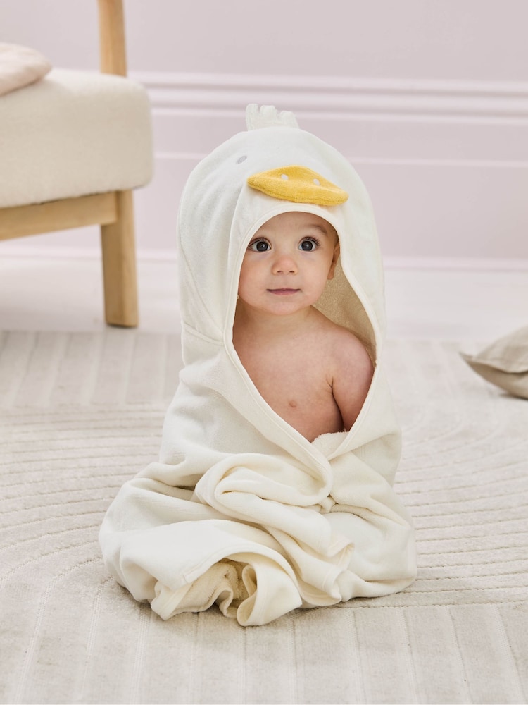 JoJo Maman Bébé Character Hooded Towel - Image 1 of 2