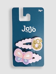 JoJo Maman Bébé Purple 2-Pack 6th Birthday Clips - Image 2 of 3