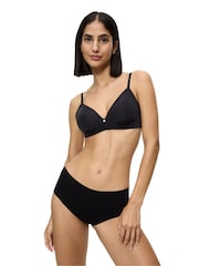 Черный - Triumph Black Smart Invisible String Knickers - Изображение 1 из 5