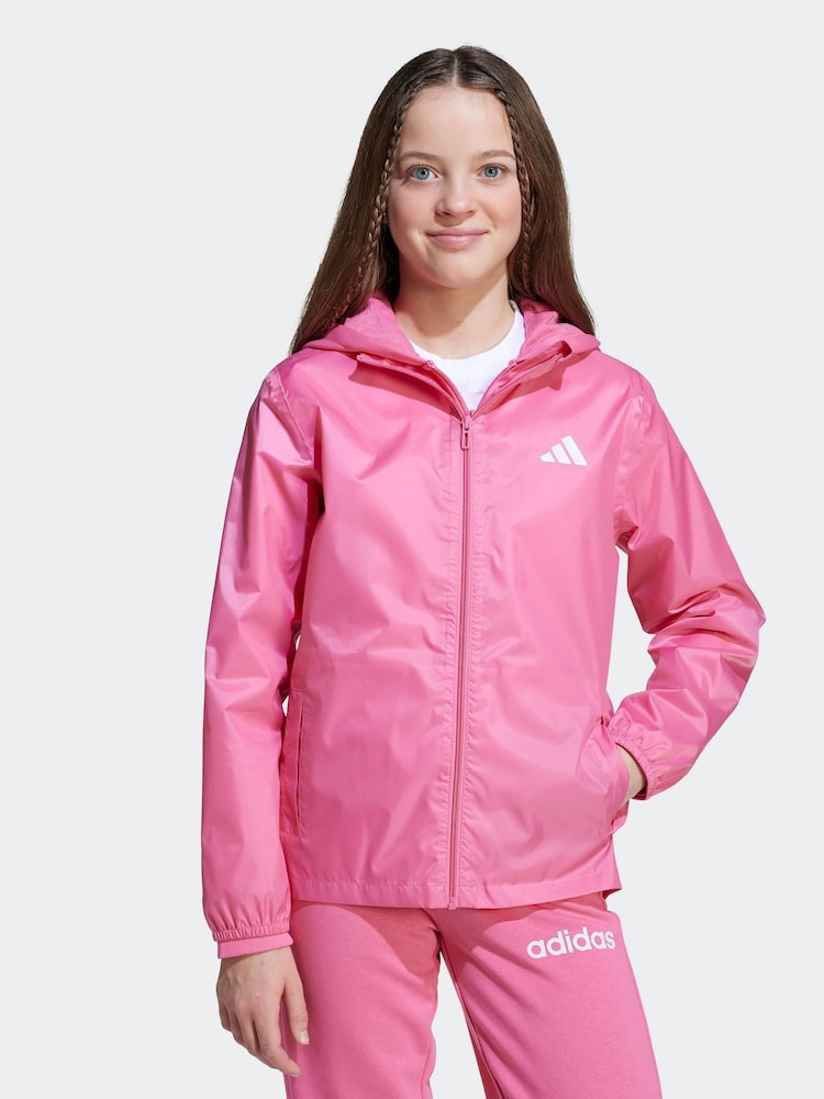 adidas Pink Waterproof Rain Jacket Kids - Image 1 of 8