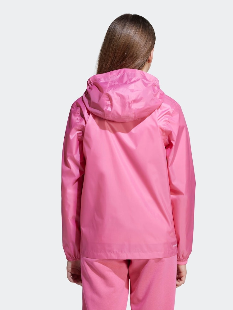 adidas Pink Waterproof Rain Jacket Kids - Image 2 of 8